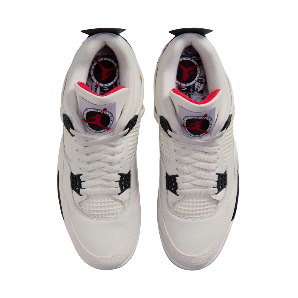 Tênis Nike Air Jordan 4 Branco/preto