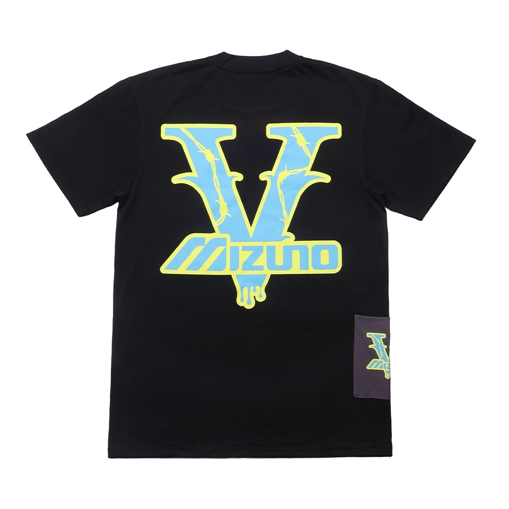 Camiseta Mizuno X Vrunk Preto/verde