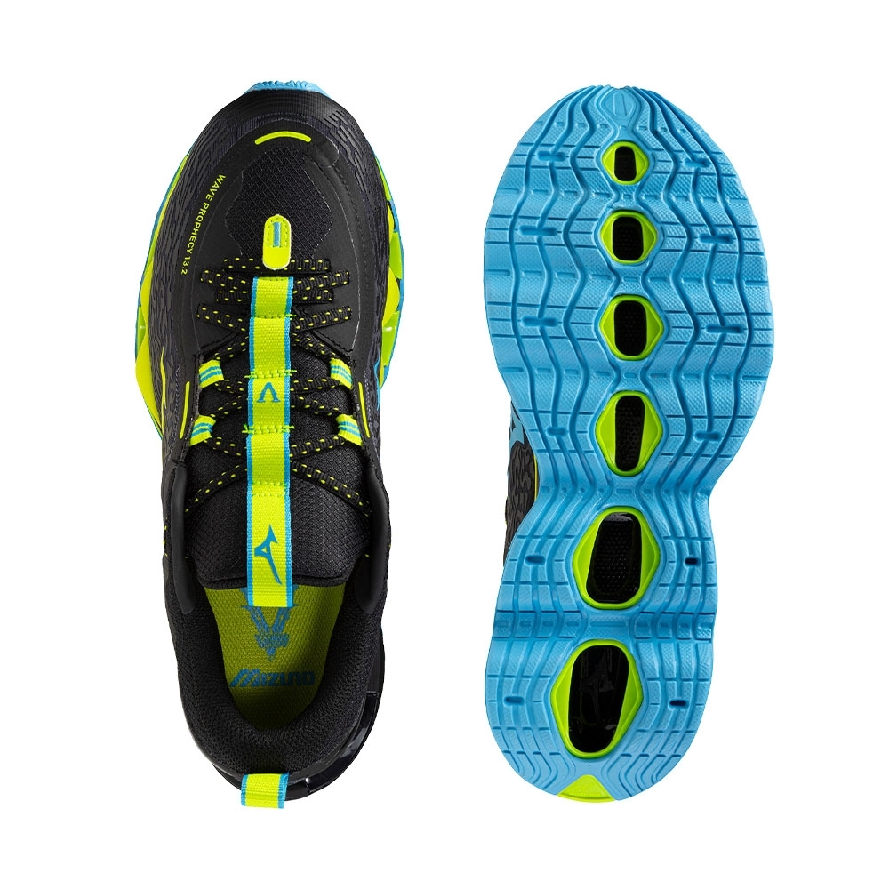 Tênis Mizuno Wave Prophecy 13.2 Vrunk Preto/verde