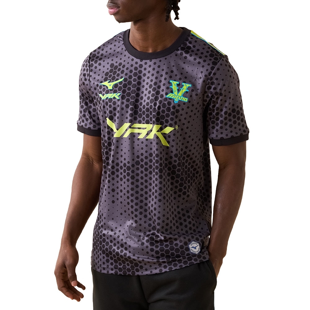 Camisa Mizuno X Vrunk Preto/verde