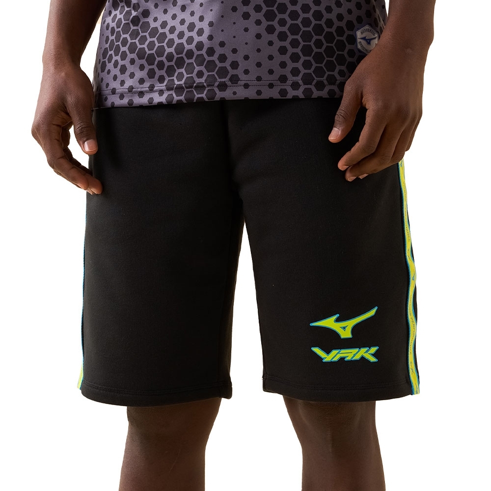 Shorts Casual Vrunk X Mizuno Preto/verde