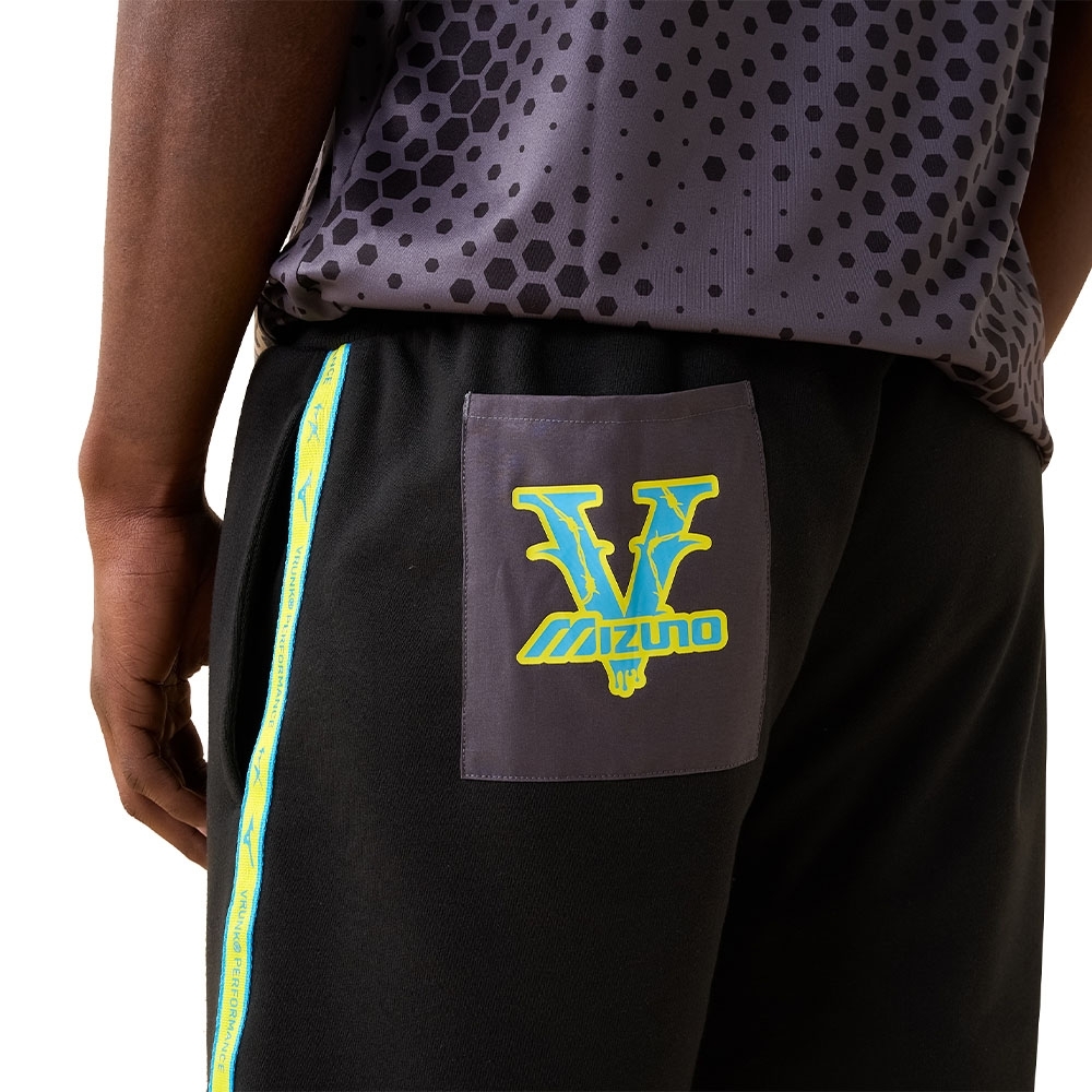 Shorts Casual Vrunk X Mizuno Preto/verde