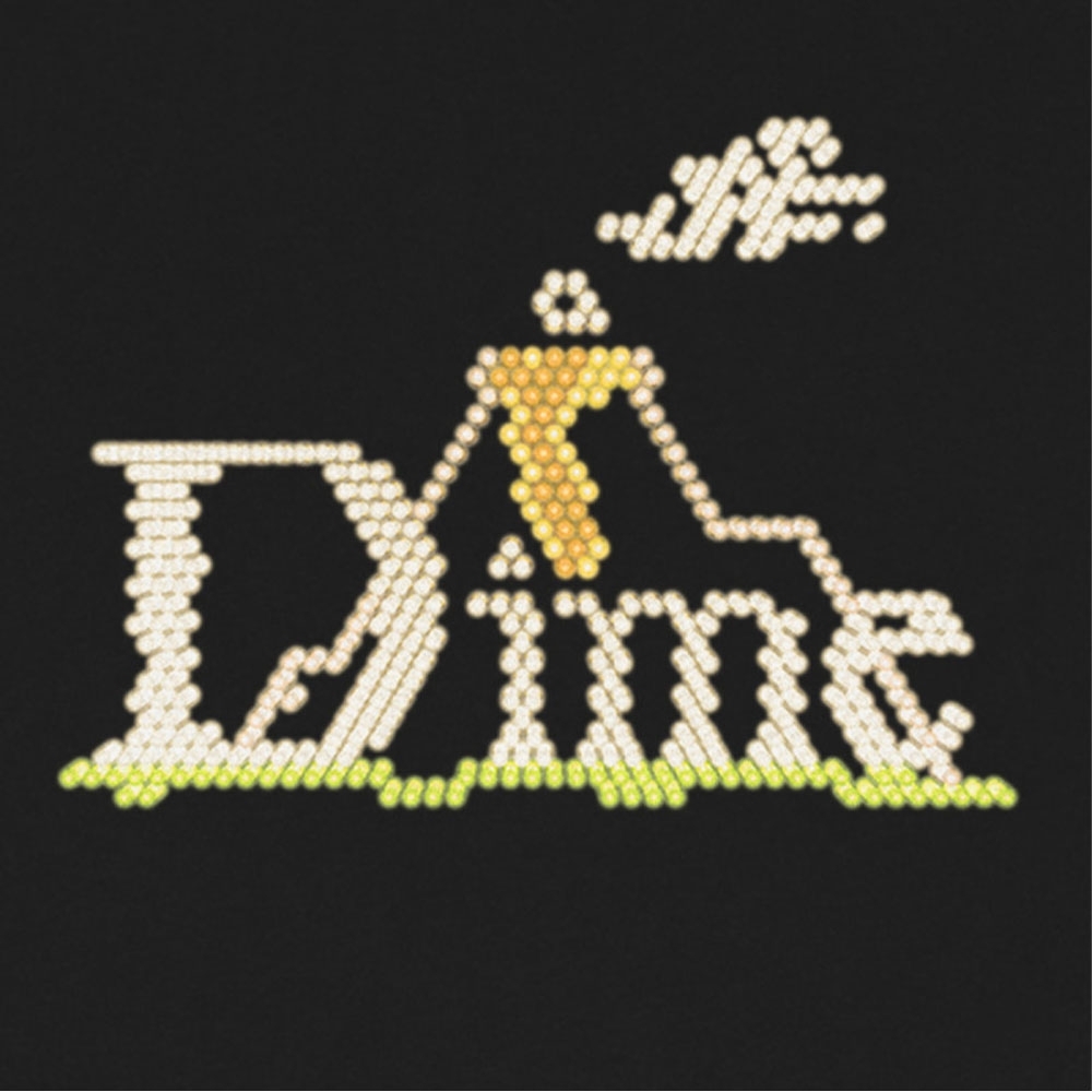 Camiseta Dime Lightbright Preto