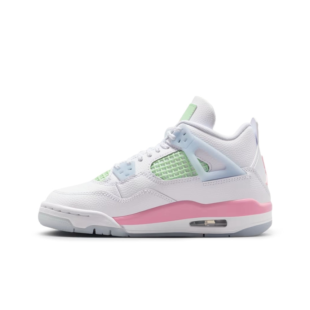 Tênis Nike Air Jordan 4 Gs Branco/rosa