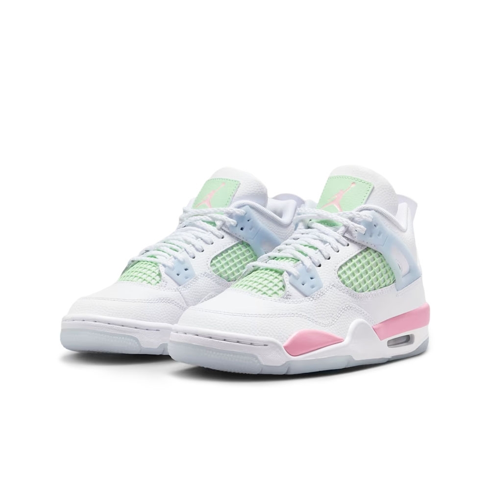 Tênis Nike Air Jordan 4 Gs Branco/rosa