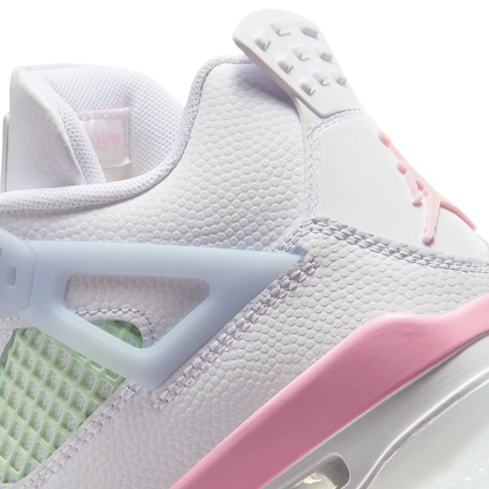 Tênis Nike Air Jordan 4 Gs Branco/rosa