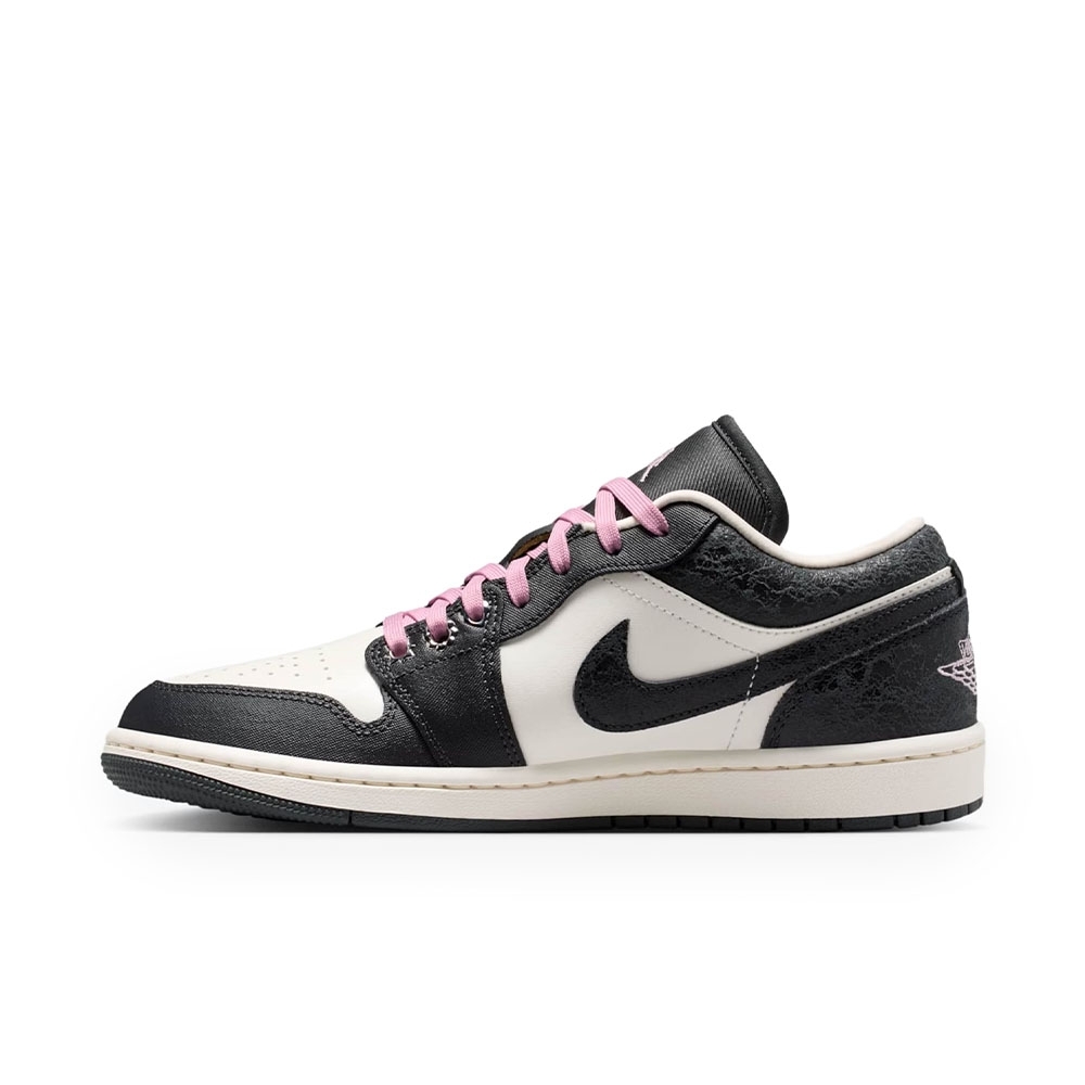 Tênis Nike Air Jordan 1 Low Preto/bege