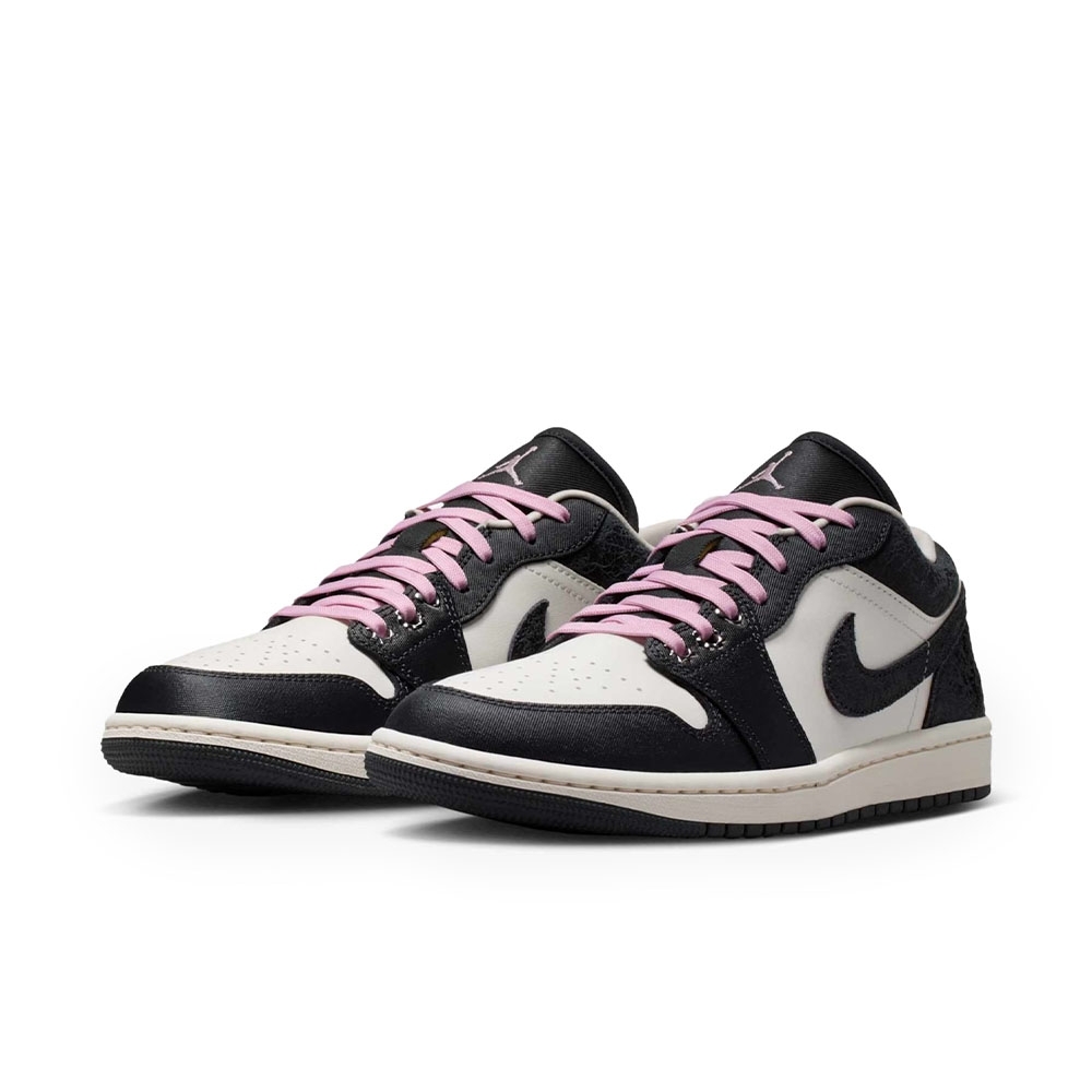 Tênis Nike Air Jordan 1 Low Preto/bege