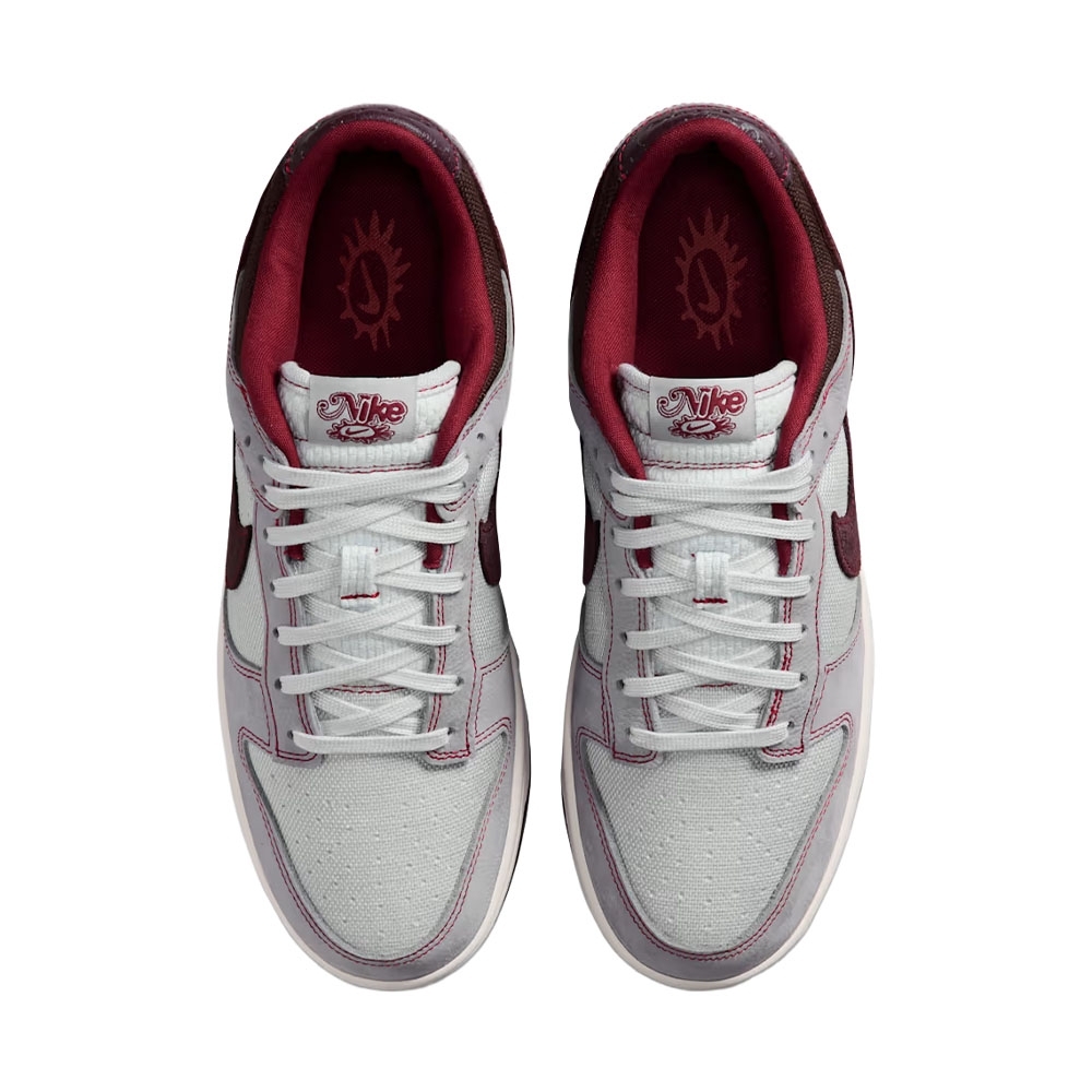 Tênis Nike Dunk Low Retro Se Cinza/vermelho