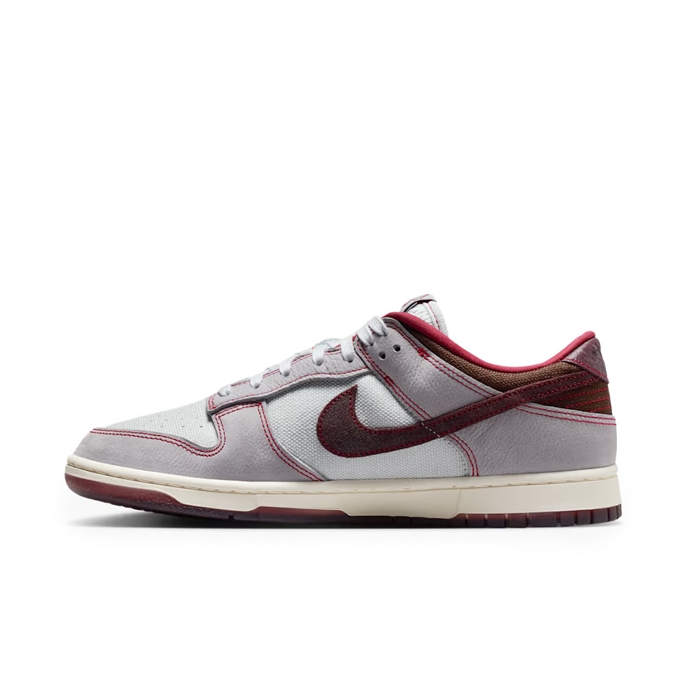 Tênis Nike Dunk Low Retro Se Cinza/vermelho