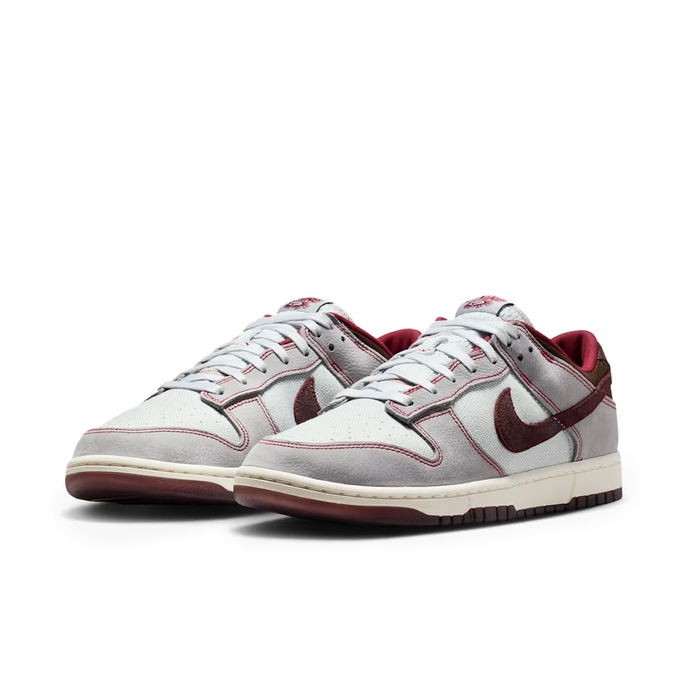 Tênis Nike Dunk Low Retro Se Cinza/vermelho