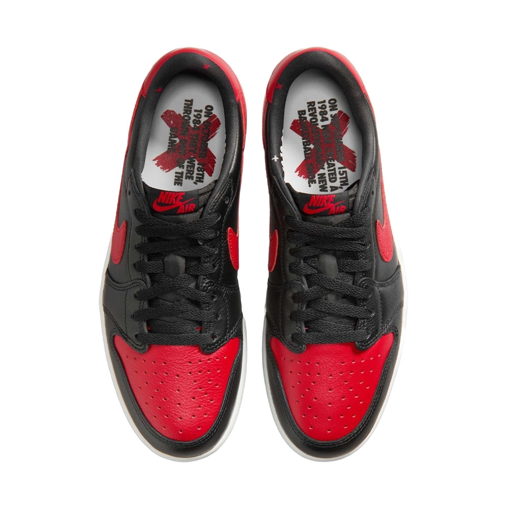 Nike Air Jordan 1 Low 赤黒 Tênis Nike Jordan 1 Low Og Preto/vermelho