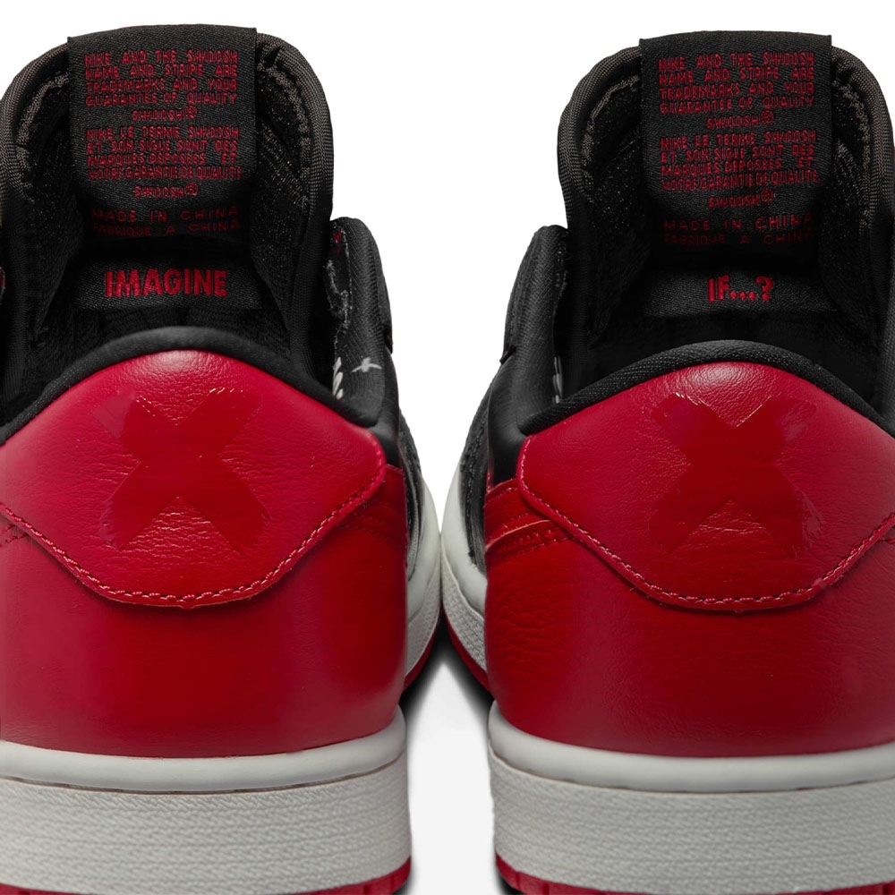Tênis Nike Jordan 1 Low Og Preto/vermelho