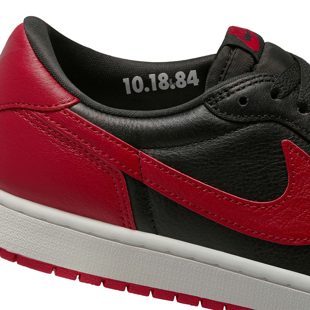 Tênis Nike Jordan 1 Low Og Preto/vermelho