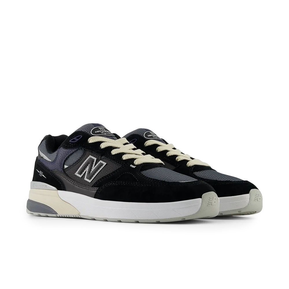 Tênis New Balance Numeric Reynolds 933 "black Eclipse" Preto