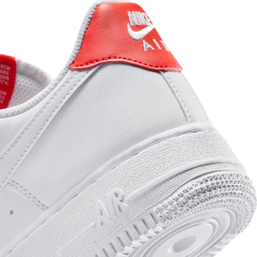 Tênis Nike Air Force 1 Low Branco/vermelho