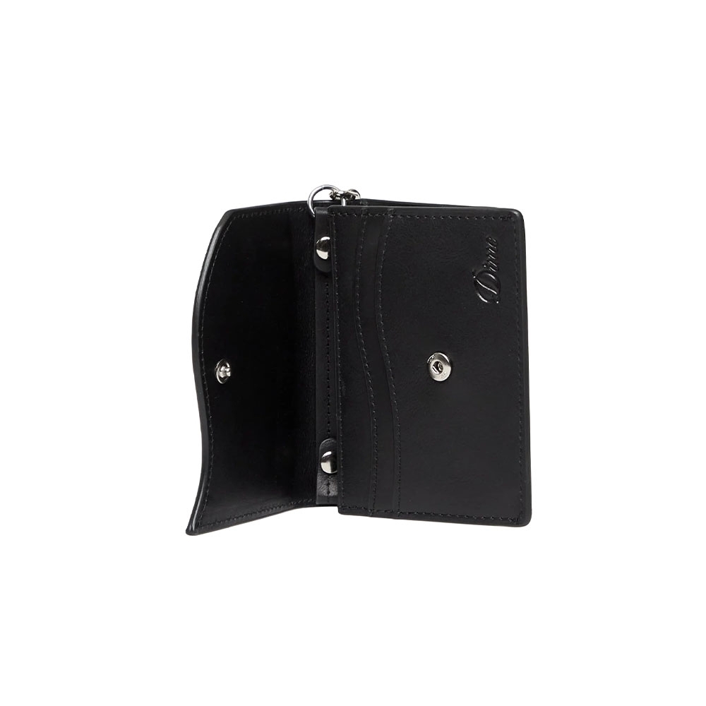 Carteira Dime Chain Leather Preto