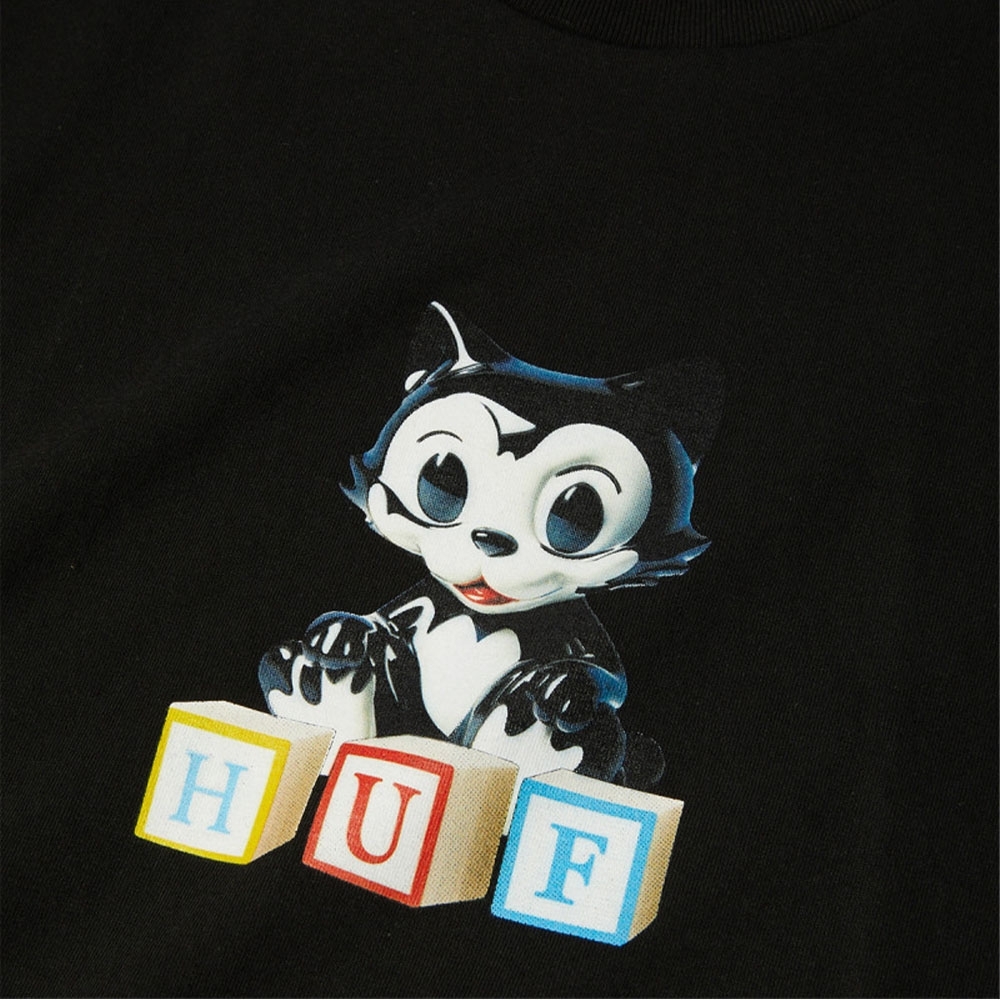 Camiseta Huf Blocks Preto