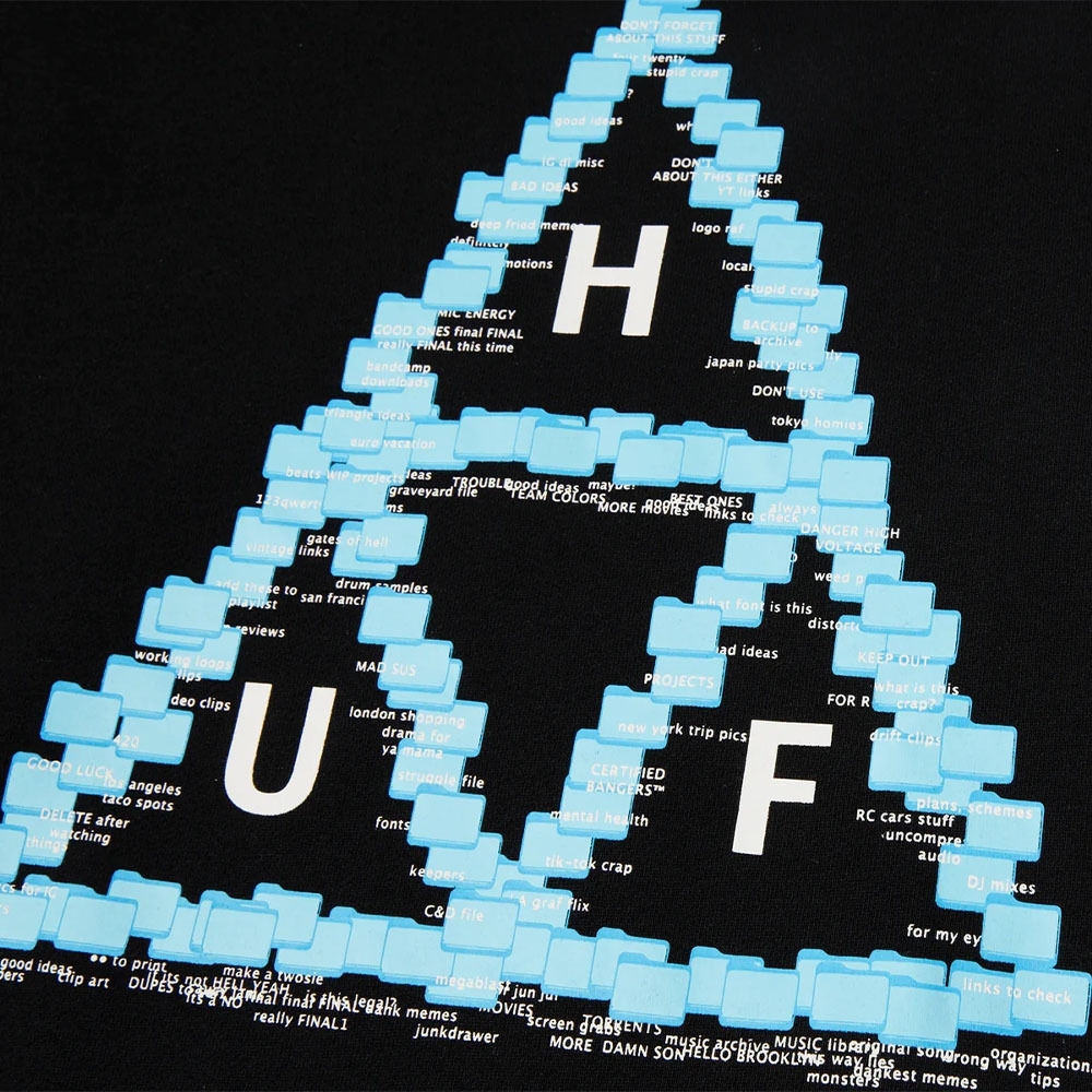 Moletom Huf Desktop Preto