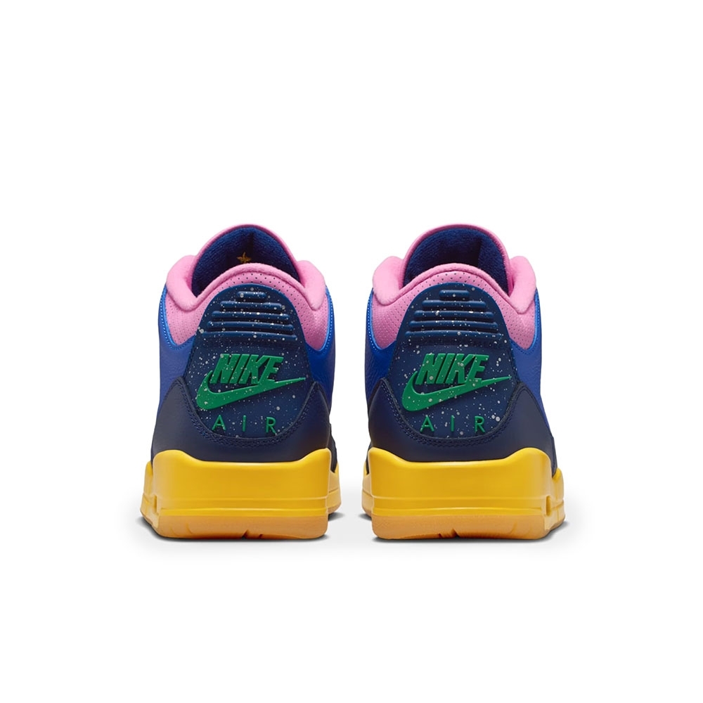 Tênis Nike Air Jordan 3 Retro Og Azul/amarelo