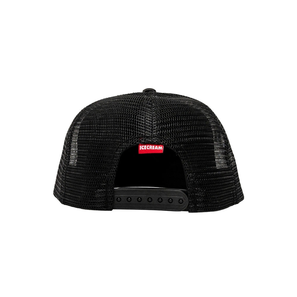 Boné Ice Cream Solid Trucker Preto