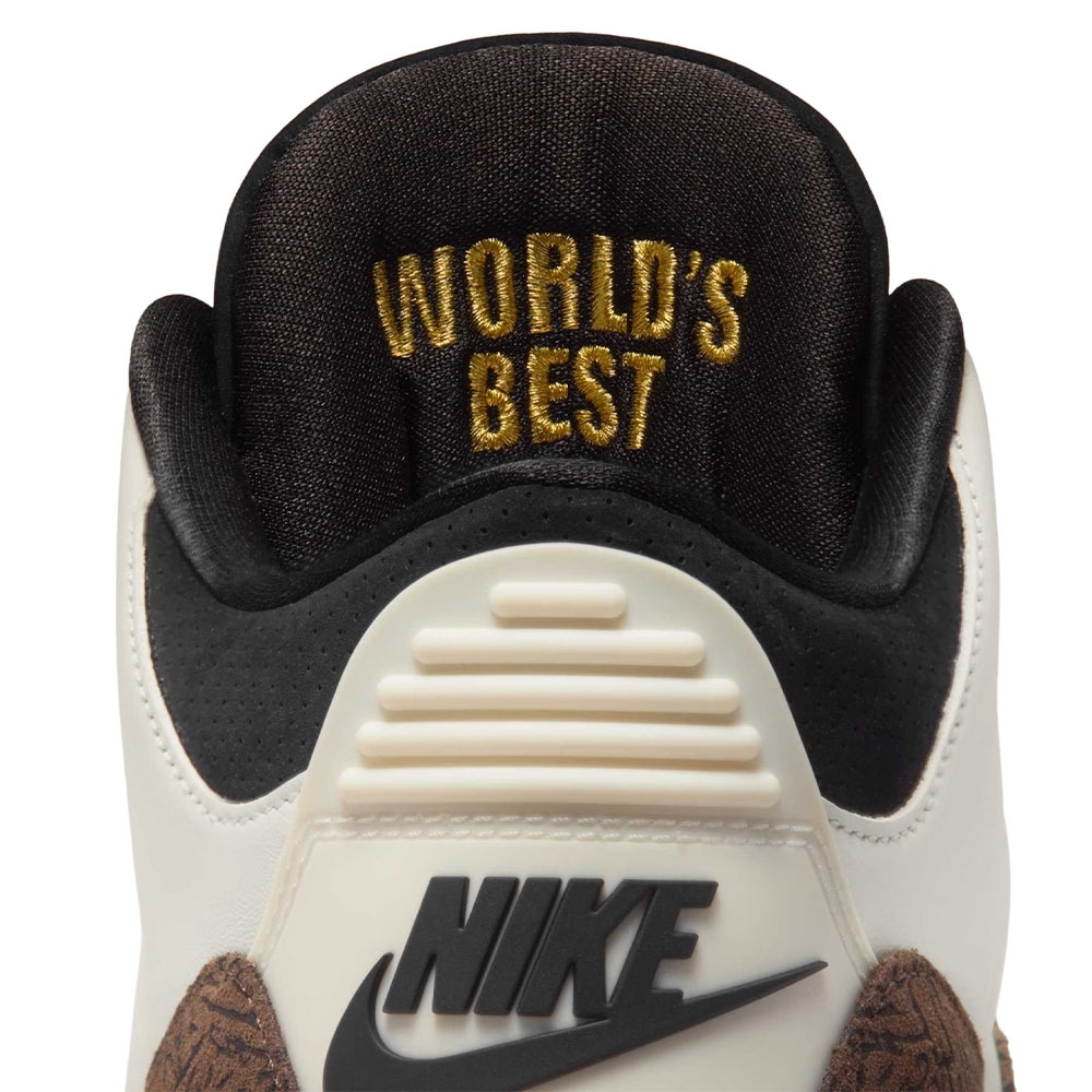 Tênis Nike Air Jordan 3 Worlds Best Dad Branco