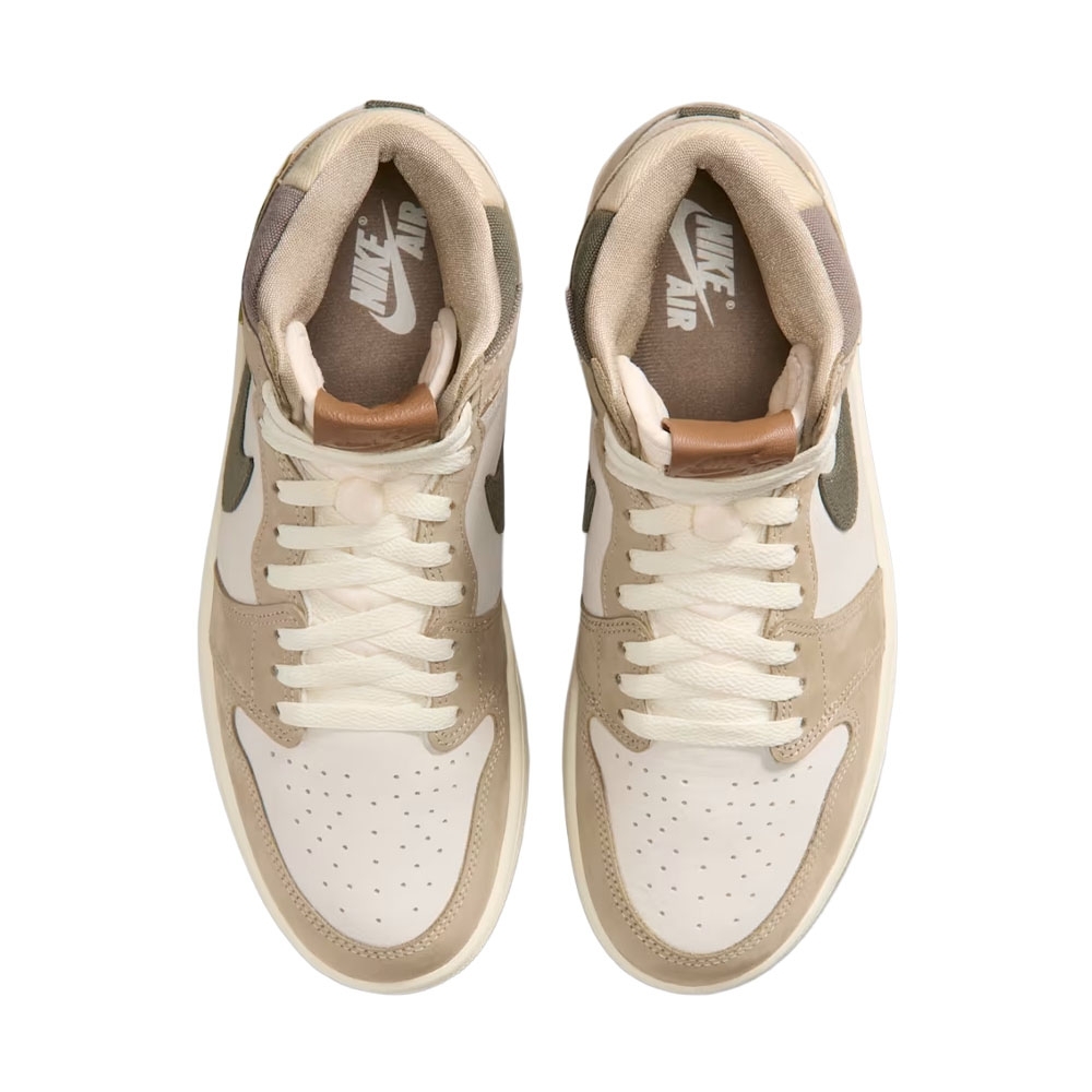Tênis Nike Air Jordan 1 High Og Bege/marrom