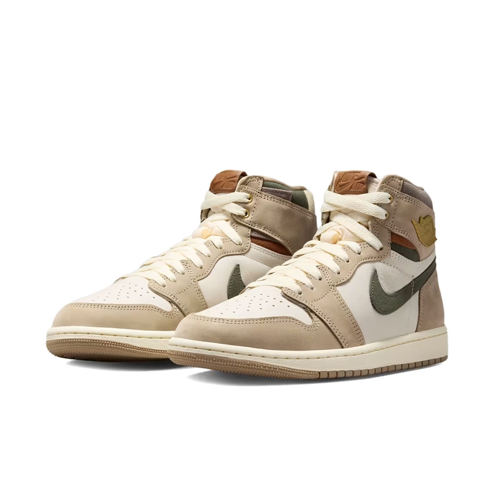 Tênis Nike Air Jordan 1 High Og Bege/marrom