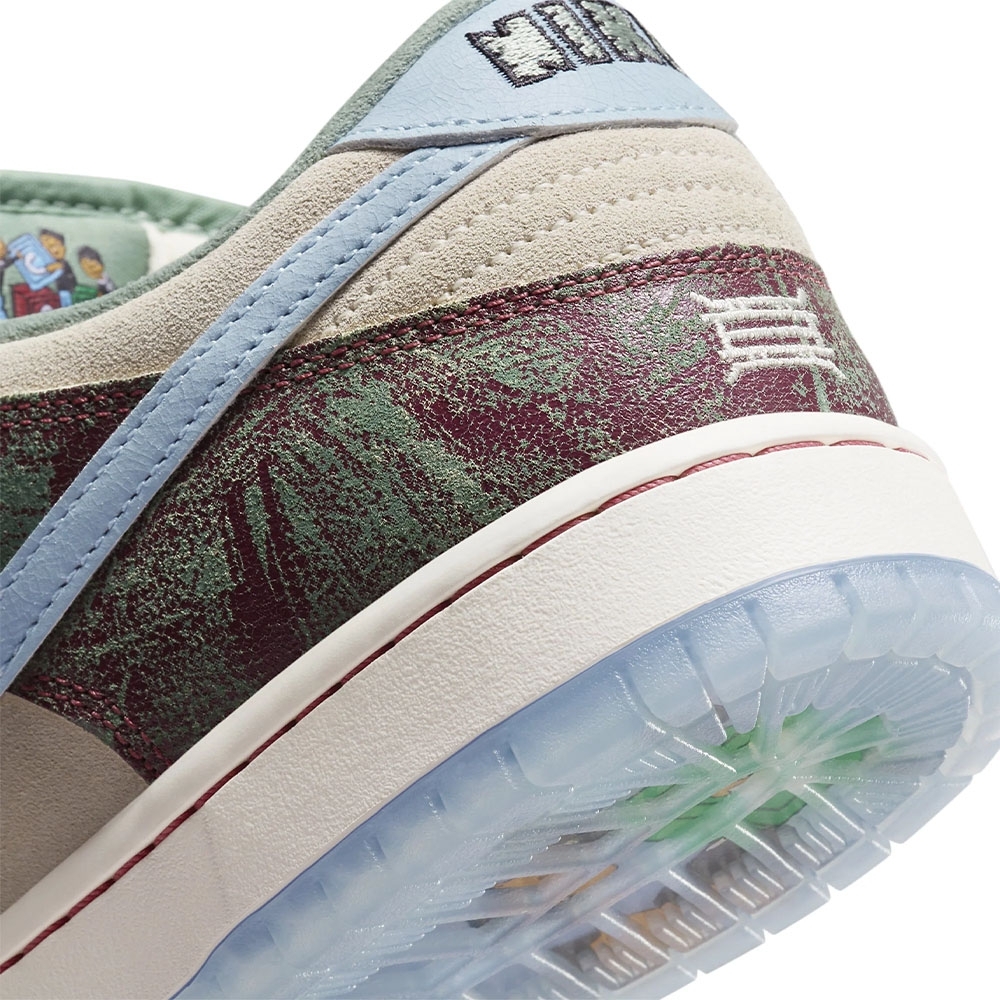 Tênis Nike Sb Dunk Low Sb X Crenshaw Skate Club Colorido