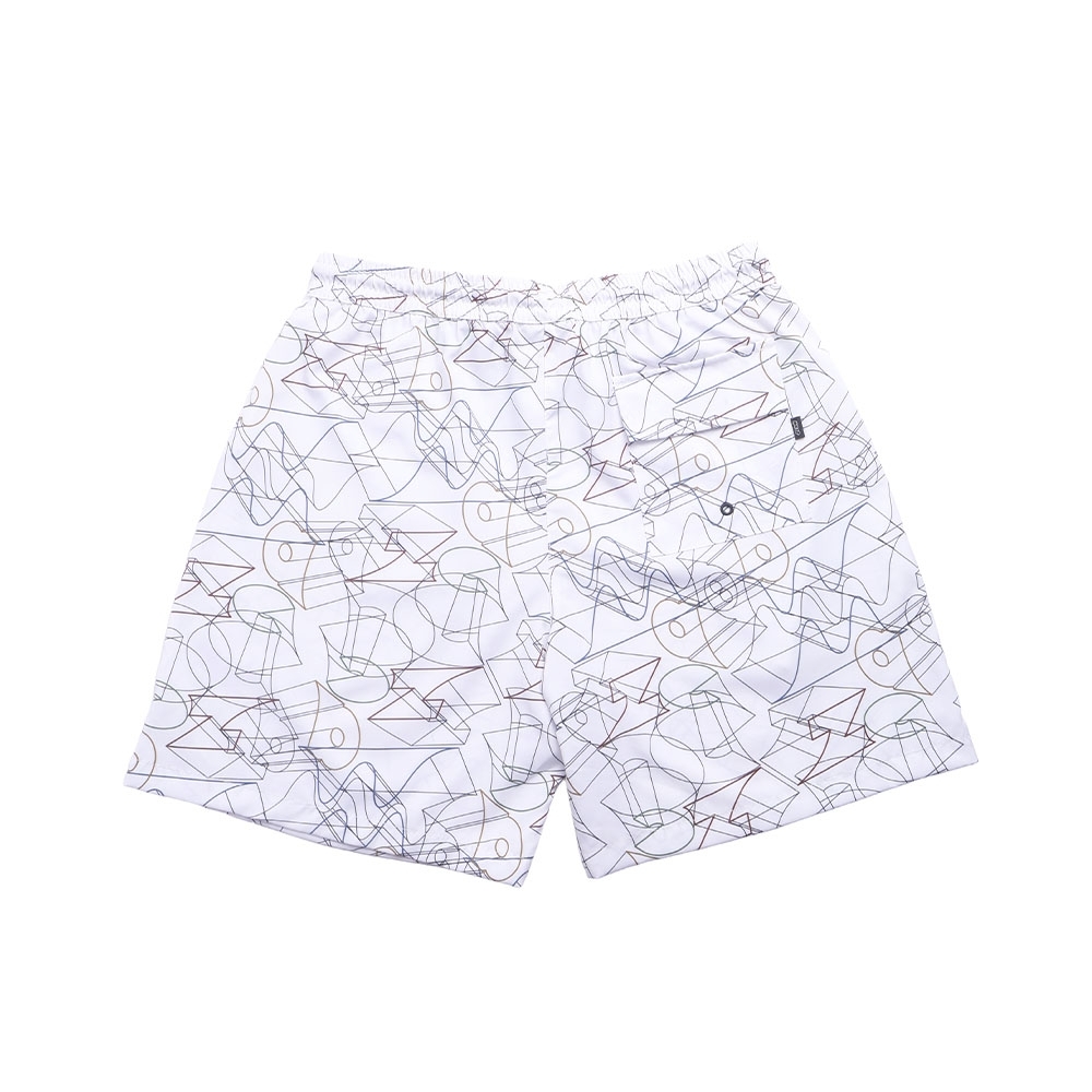 Shorts Maze  Pista De Skate Branco