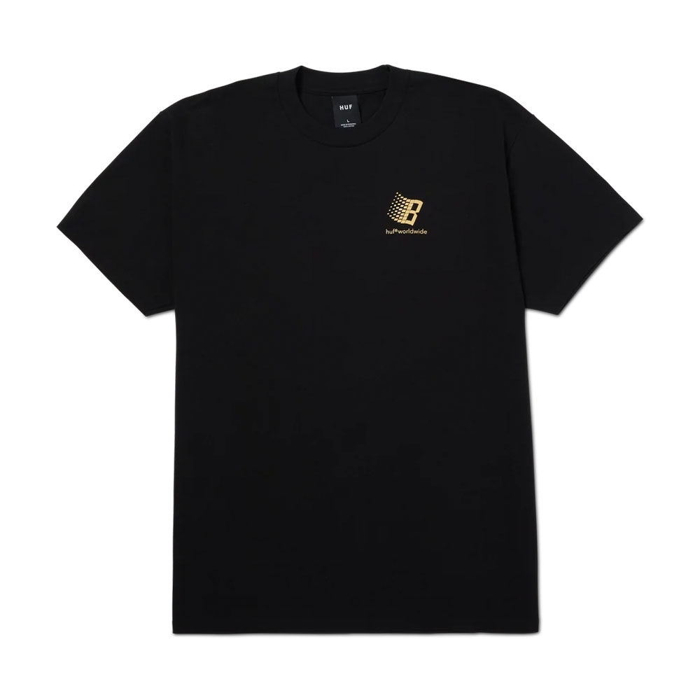 Camiseta Huf X Bronze S/s Preto