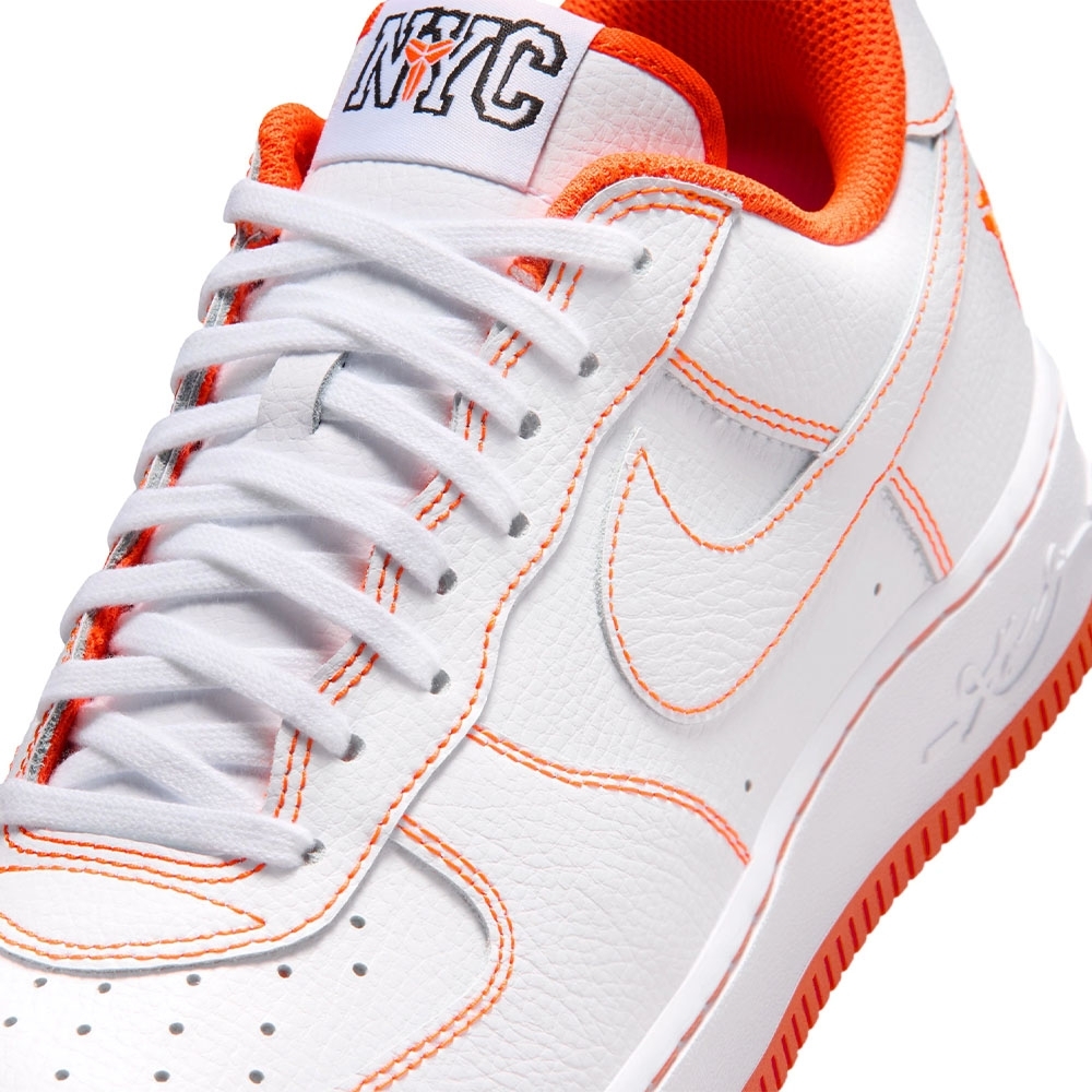 Tênis Nike Air Force 1 Low Protro X Kobe "white Safety Orange" Branco/laranja