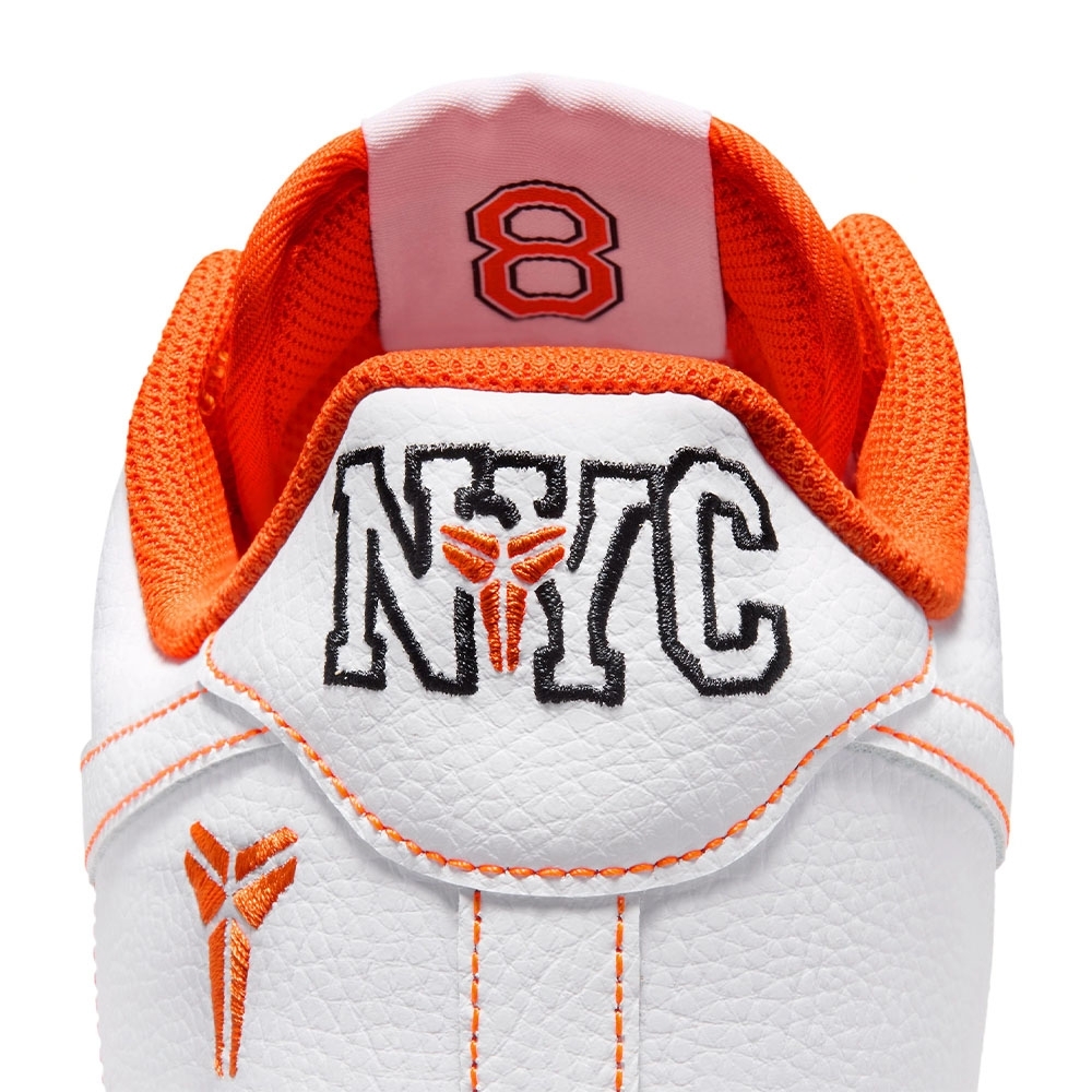 Tênis Nike Air Force 1 Low Protro X Kobe "white Safety Orange" Branco/laranja