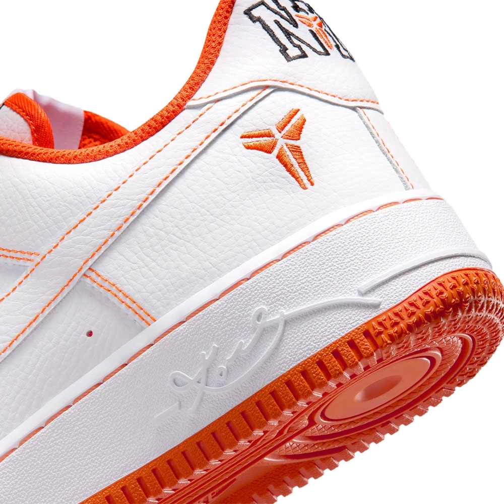 Tênis Nike Air Force 1 Low Protro X Kobe "white Safety Orange" Branco/laranja