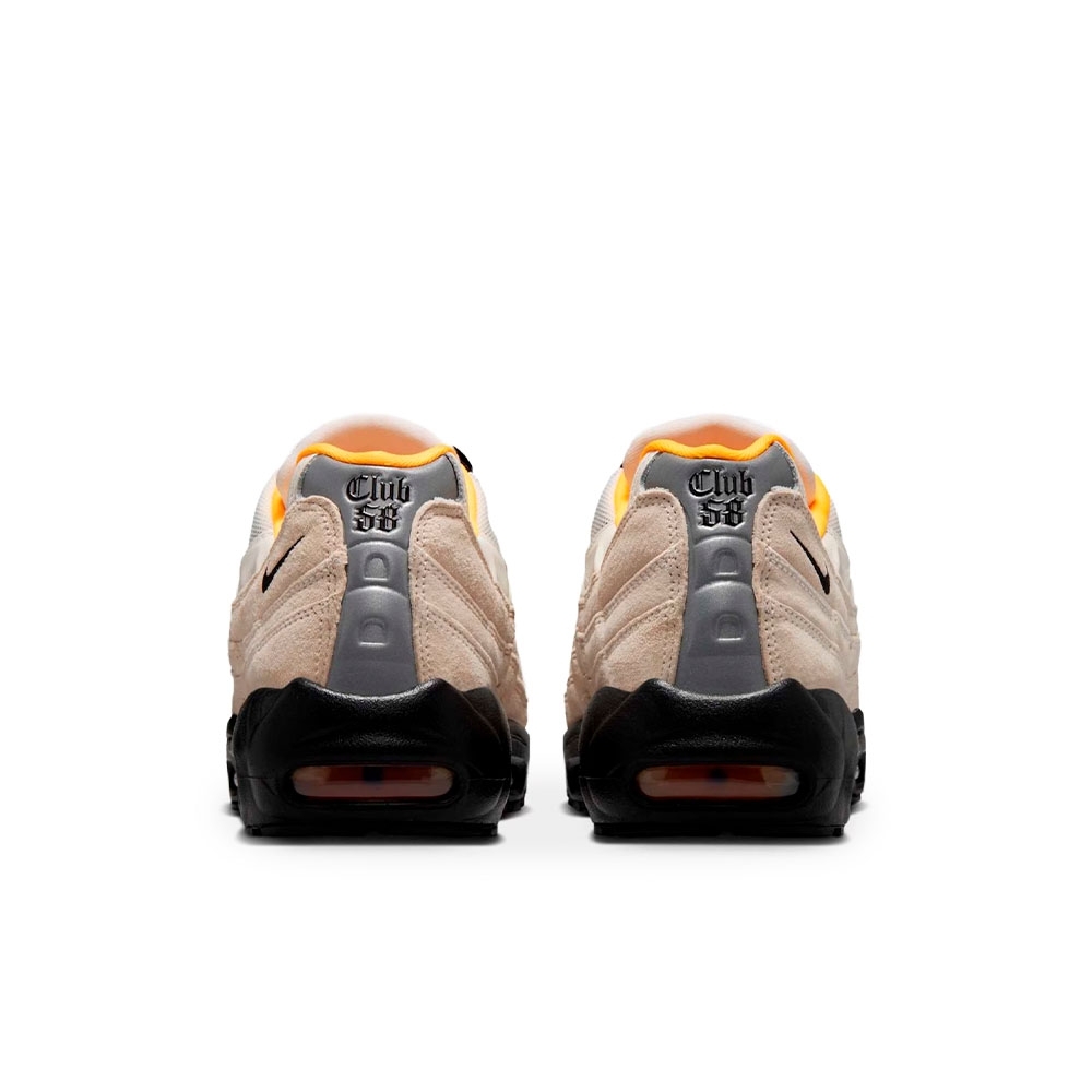 Tênis Nike Sb Air Max 95 Bege/laranja