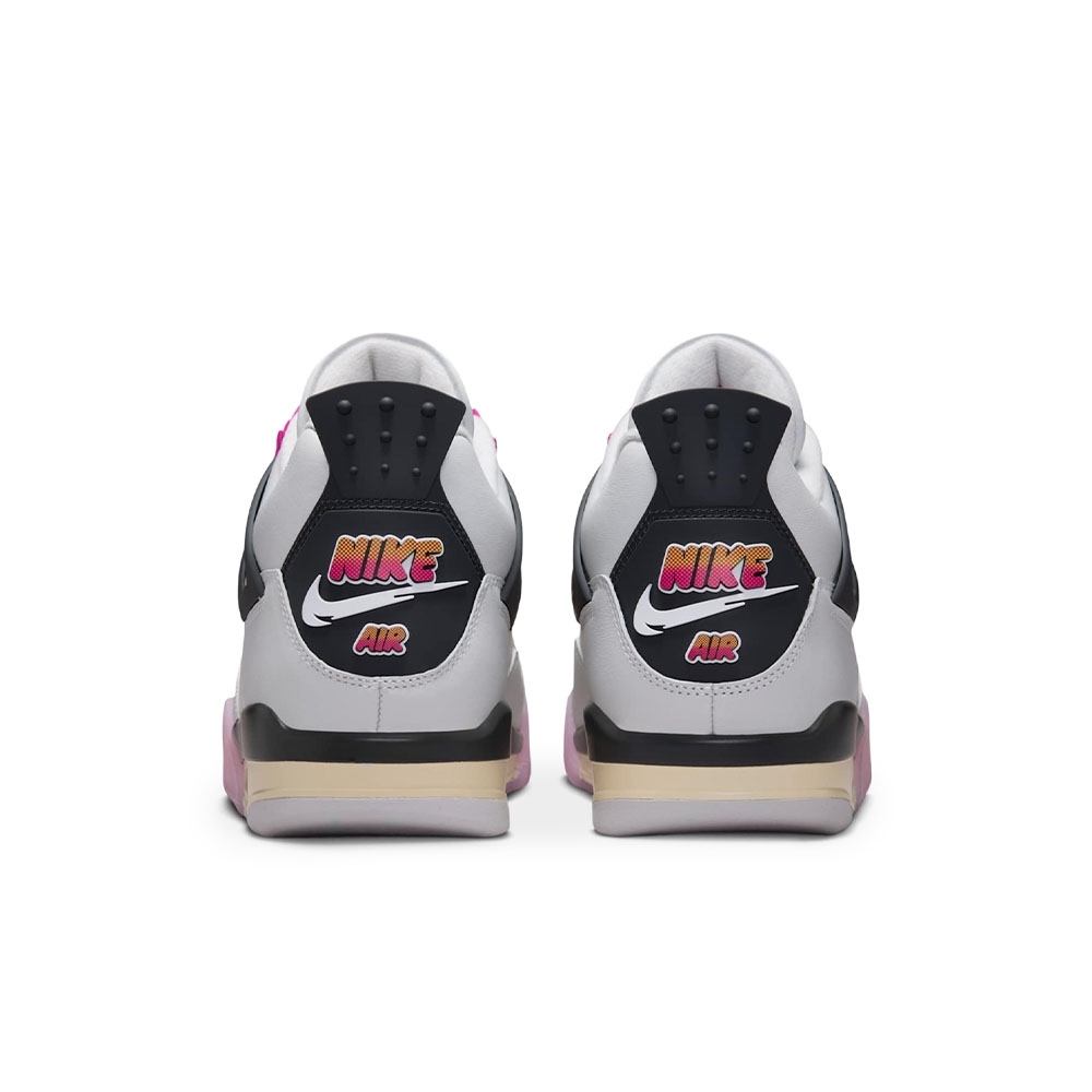 Tênis Nike Air Jordan 4 Retro Branco/rosa