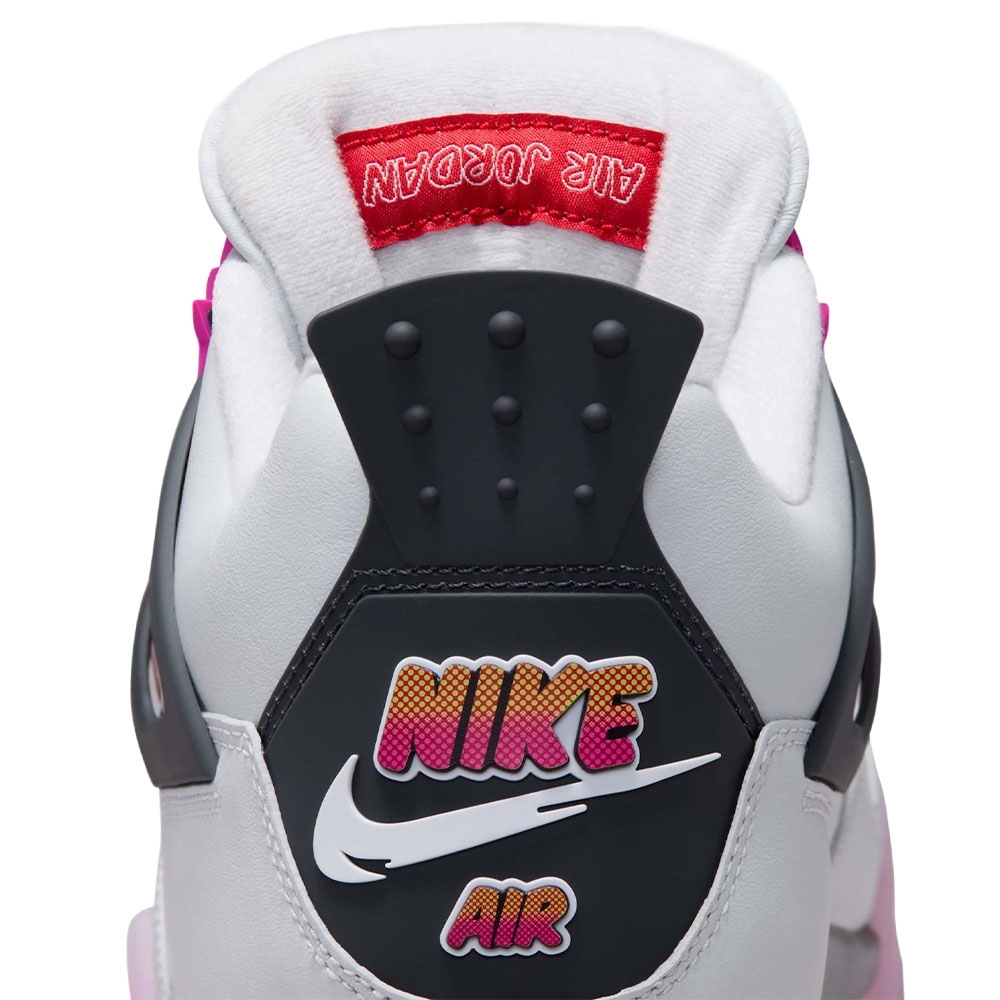 Tênis Nike Air Jordan 4 Retro Branco/rosa