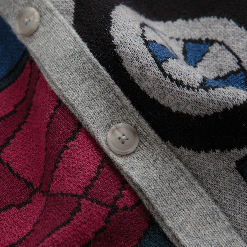 Cardigan Parra No Parking Knitted Cinza