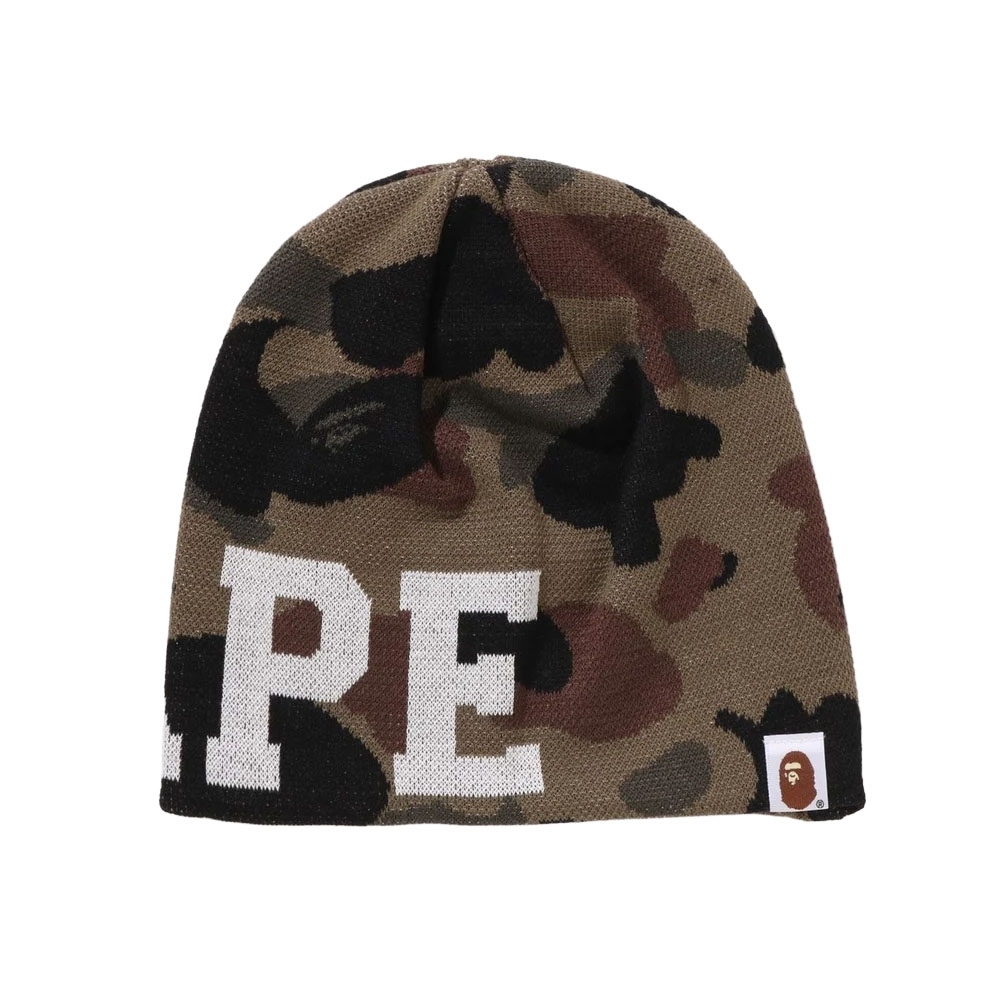 Gorro A Bathing Ape Camo Knit Camuflado
