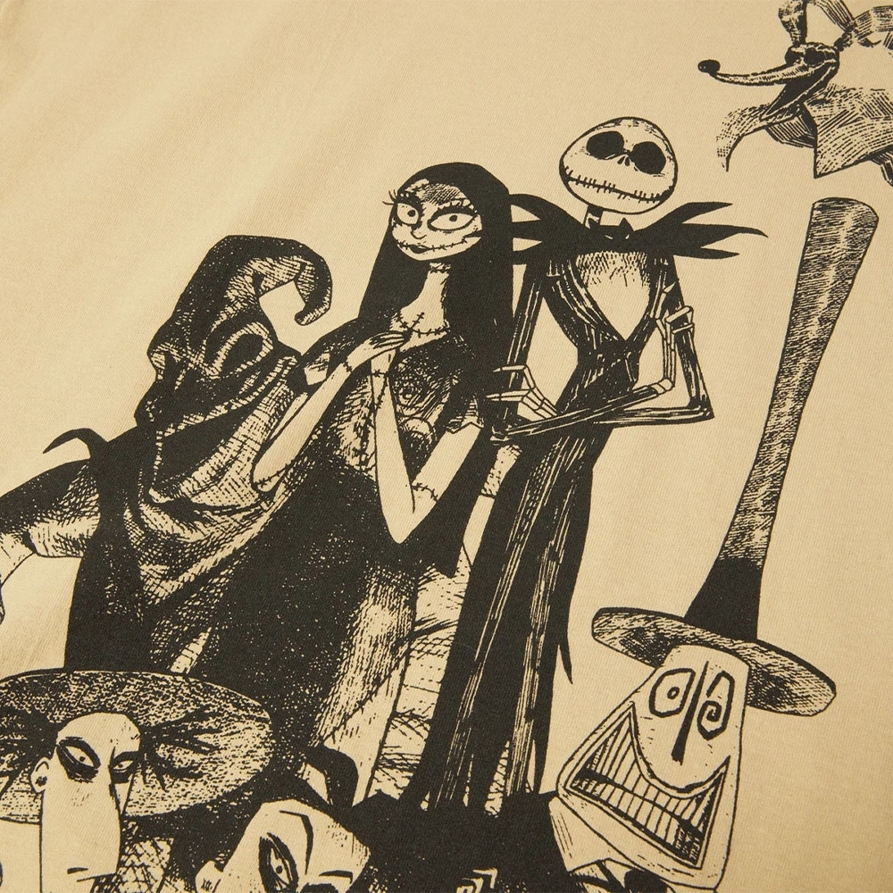 Camiseta Nightmare Cast Ss Bege