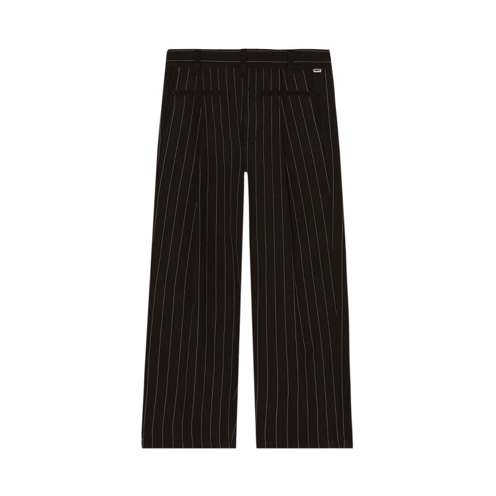 Calça Obey Stripe Pleated Marrom