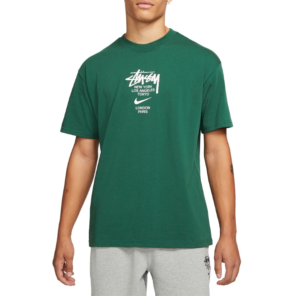 Camiseta Nike X Stüssy Verde Verde