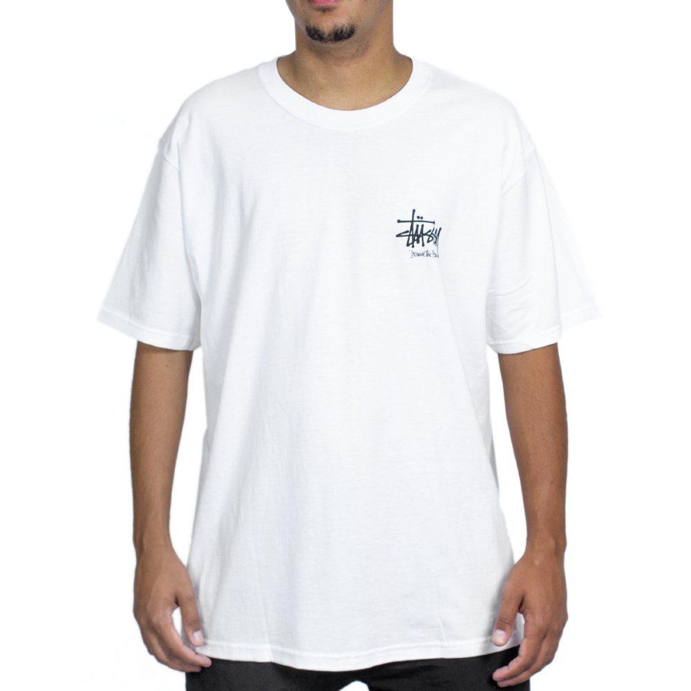 Camiseta Stussy Ttp Lion Branco