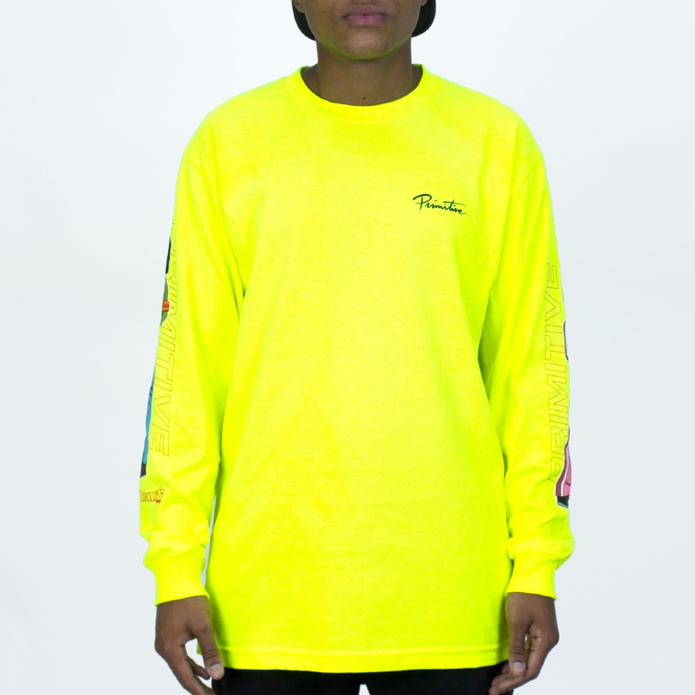 Camiseta Primitive Dbz Android L/s Verde
