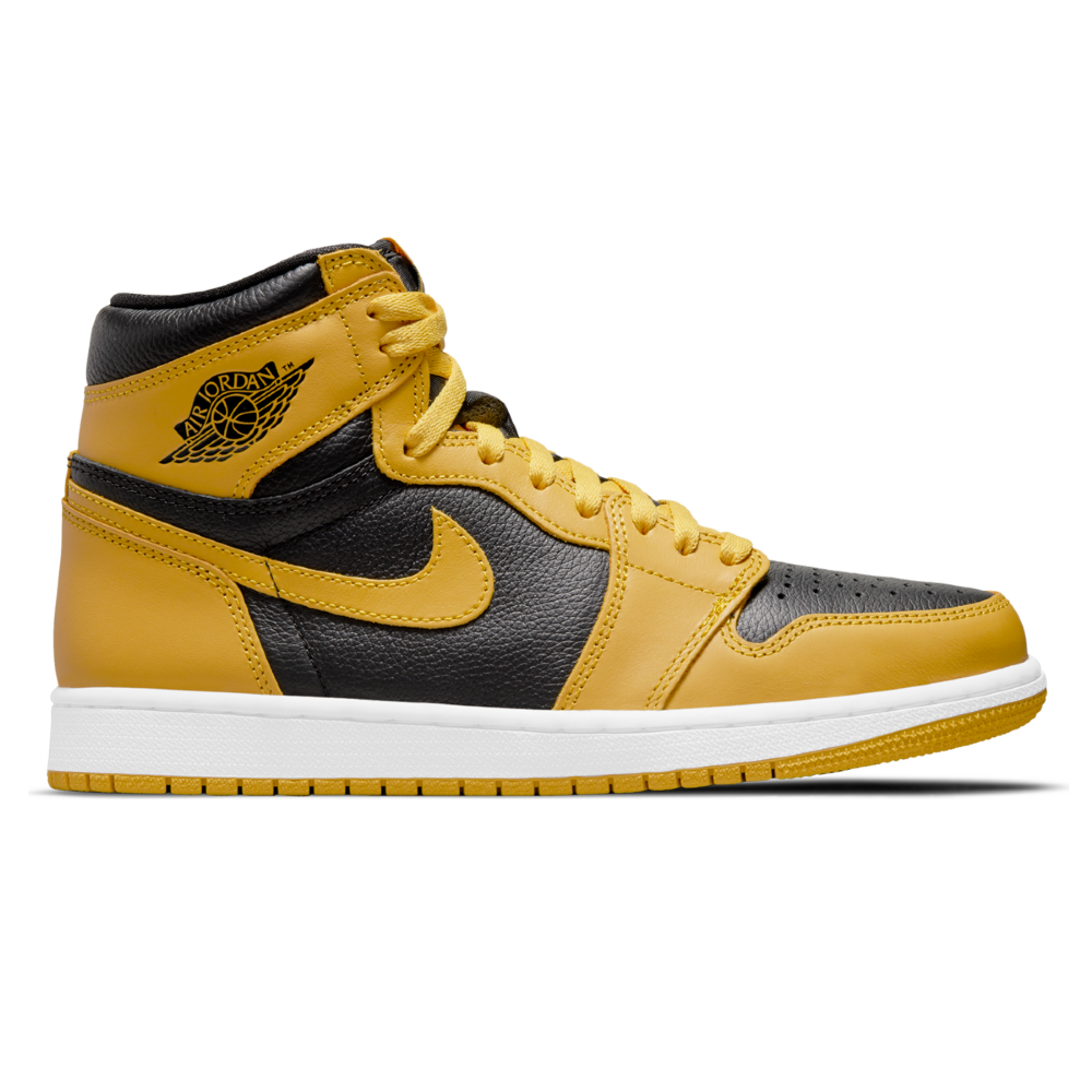 Tênis Nike Air Jordan 1 High Og “pollen” Preto/amarelo