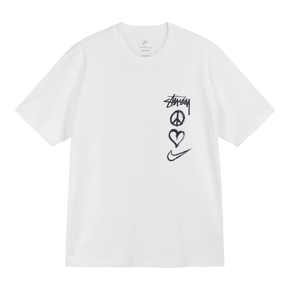 Camiseta Nike X Stussy Logo Branco