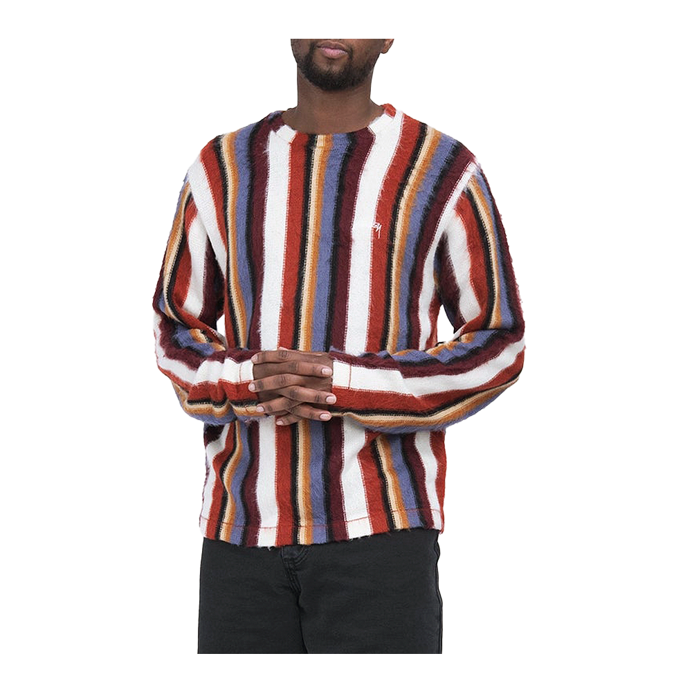 Sweater Stussy Vertical Striped Colorido
