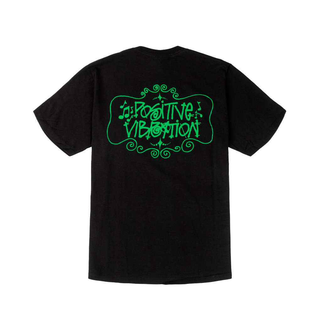 Camiseta Stussy Positive Vibration Preto