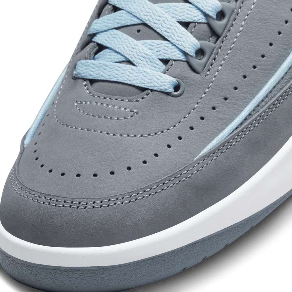 NIKE Air Jordan 2 グレー/ライトブルー Tênis Nike Feminino Air Jordan 2 Retro Cinza/azul