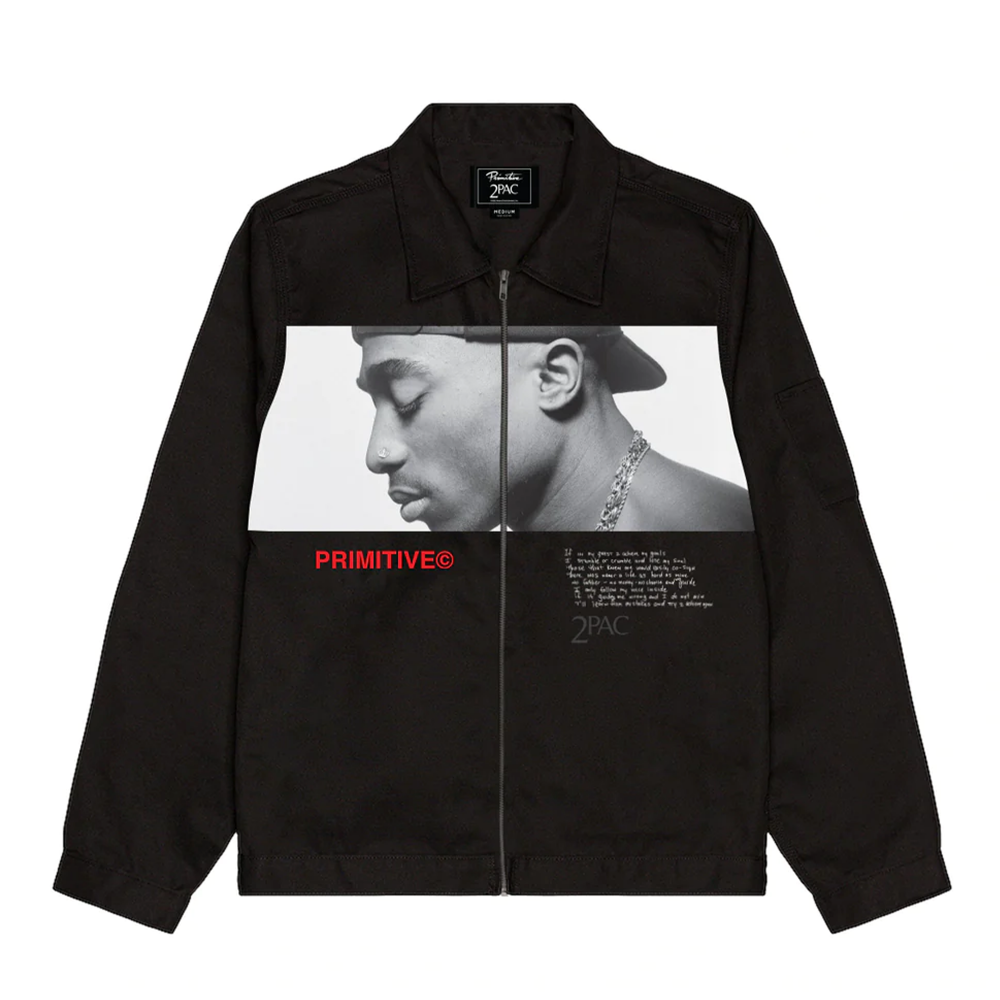 Jaqueta Primitive X Tupac No Changes Preto
